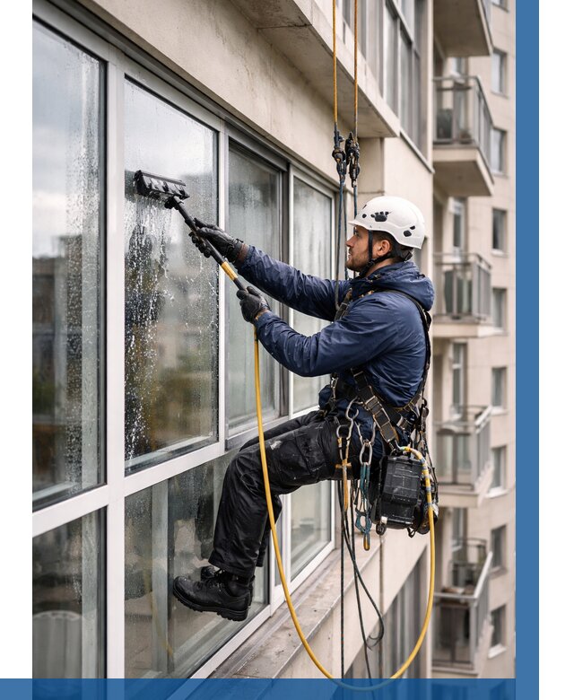 Мойка балконного остекления в Якутске от 3645 р. | ВЫСОТНИК-Ктс