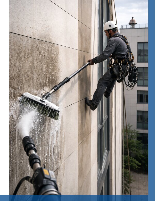 Мойка фасада из керамогранита в Якутске от 312 р. | ВЫСОТНИК-Ктс