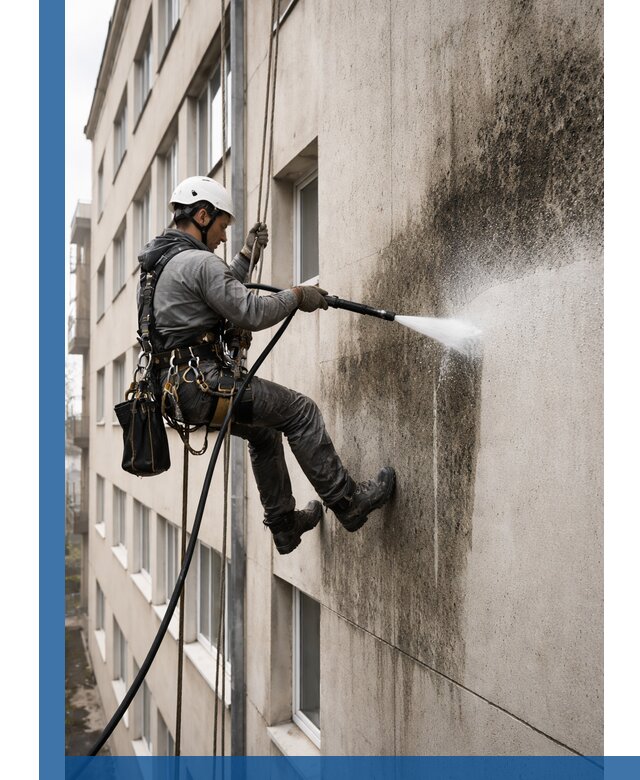 Профессиональная очистка фасадов от плесени в Якутске