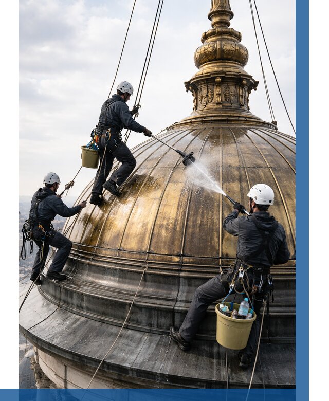 Мойка куполов и шпилей в Якутске от 8332 р. - заказать | ВЫСОТНИК-Ктс