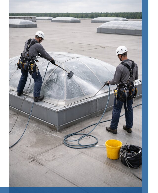 Мойка зенитных фонарей в Якутске, заказать от 4687 р. | ВЫСОТНИК-Ктс