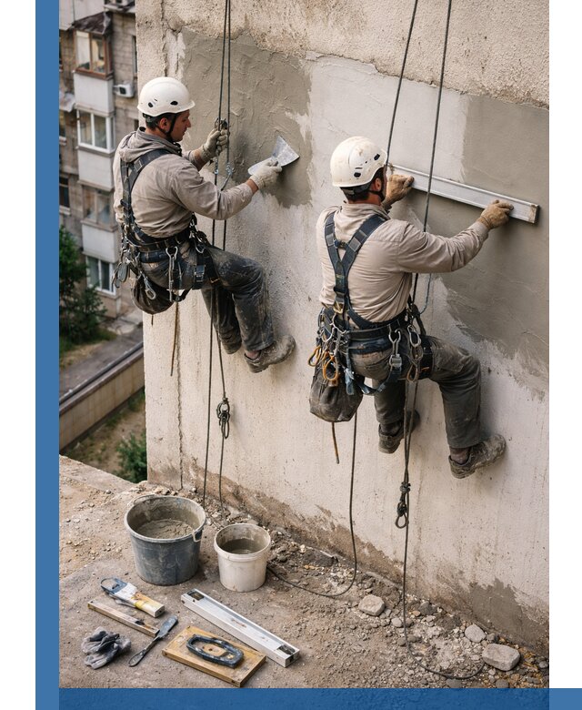 Комплексный ремонт штукатурного фасада с гарантией в Якутске