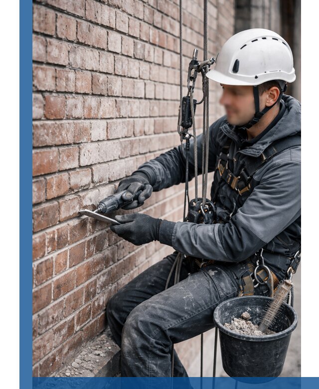 Расшивка кирпичных швов фасадов и стен, ремонт в Якутске