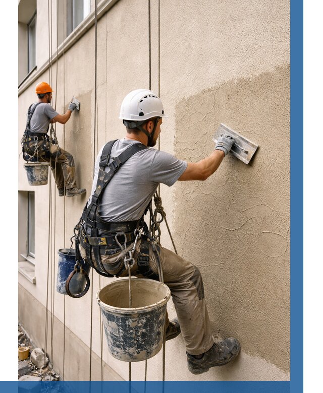 Декоративная штукатурка фасада в Якутске от 1250 р. | ВЫСОТНИК-Ктс