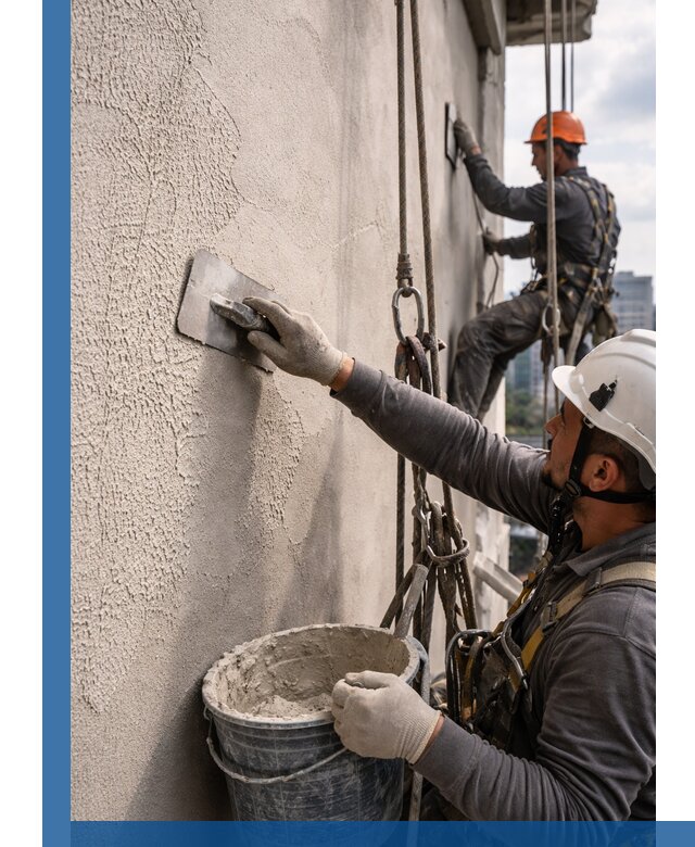 Декоративная штукатурка фасада с утеплением и защитой в Якутске