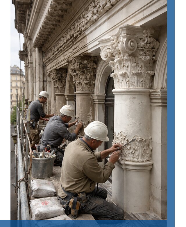 Реставрация фасадной лепнины в Якутске от 2604 р. | ВЫСОТНИК-Ктс