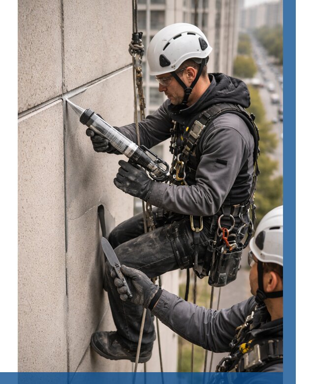 Первичная герметизация швов в Якутске от 625 р. | ВЫСОТНИК-Ктс