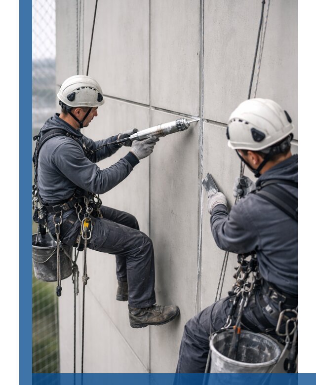 Первичная герметизация швов фасадов и кровель в Якутске