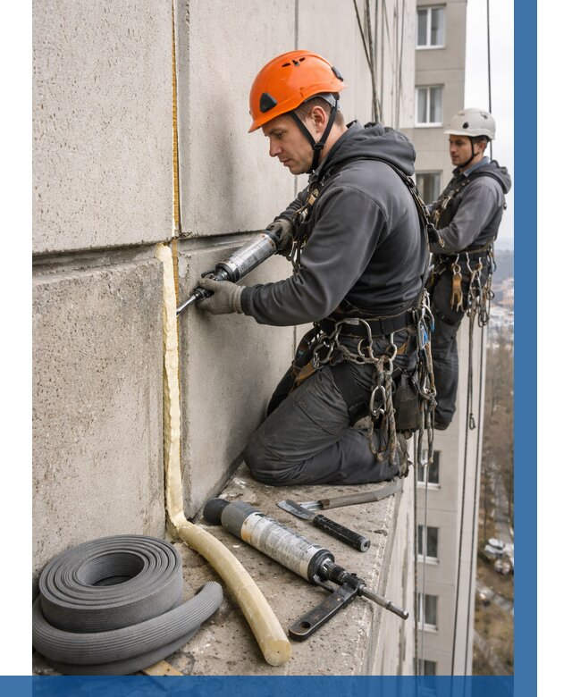 Теплый шов межпанельные швы в Якутске от 729 р. | ВЫСОТНИК-Ктс