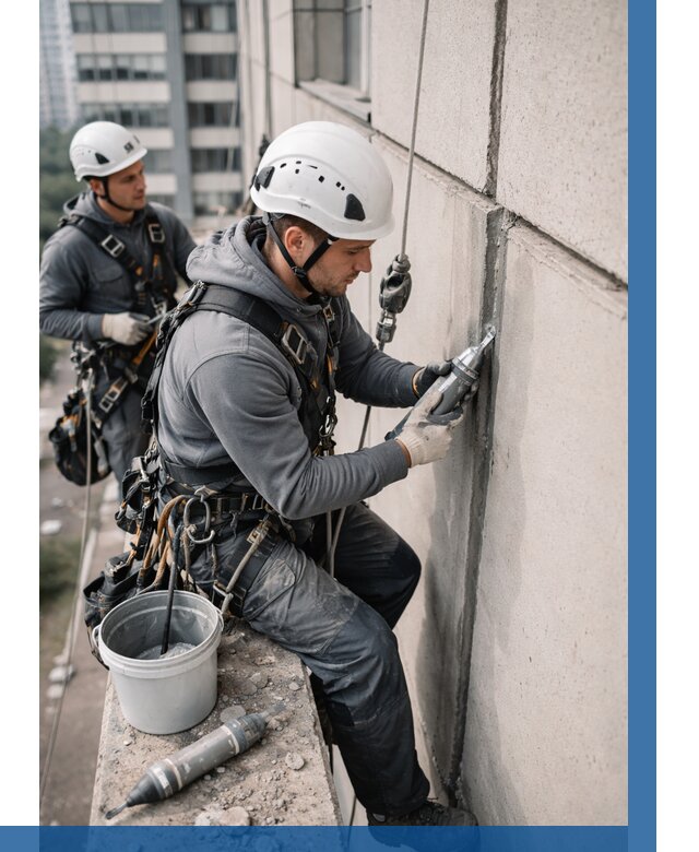 Ремонт деформационных швов здания в Якутске от 1042 р. | ВЫСОТНИК-Ктс