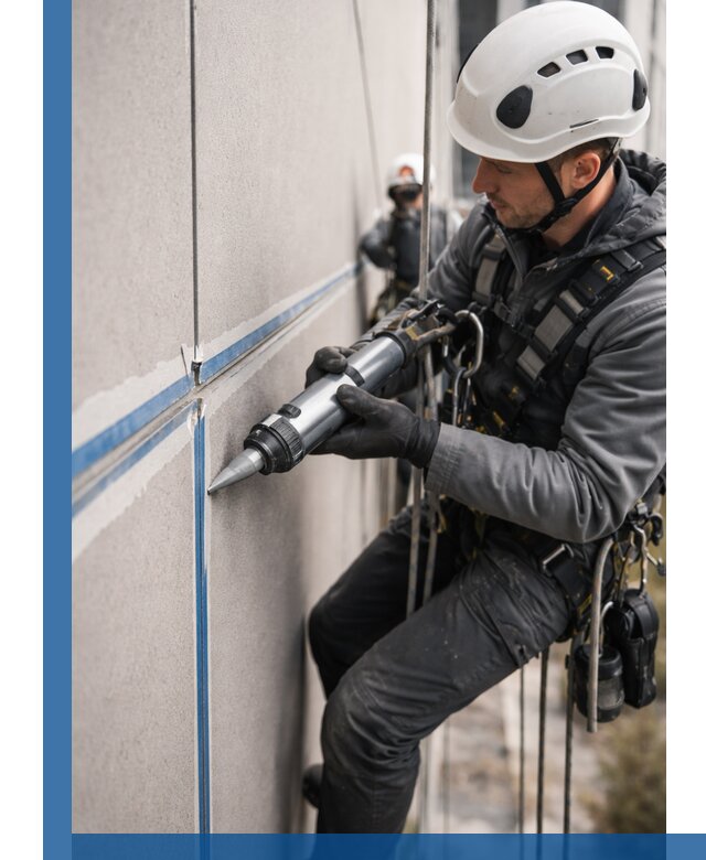 Герметизация стыков фасадных панелей в Якутске качественно и быстро