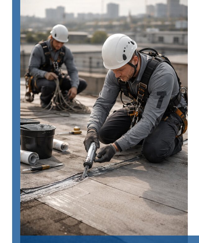 Аварийное и капитальное устранение протечек кровли в Якутске