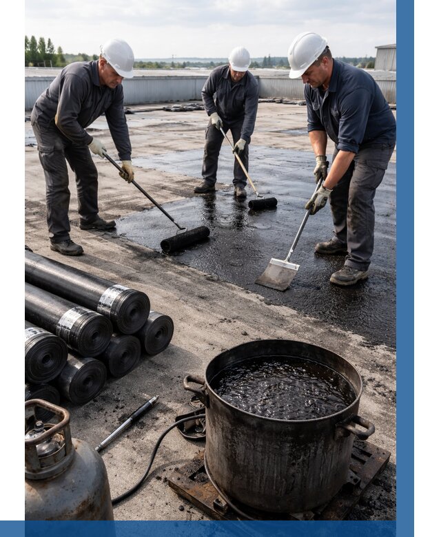 Гидроизоляция кровли мастикой в Якутске от 625 р. | ВЫСОТНИК-Ктс