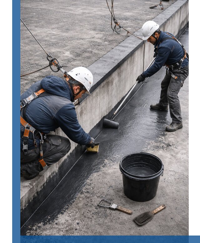 Гидроизоляция кровли жидкой резиной профессионально в Якутске