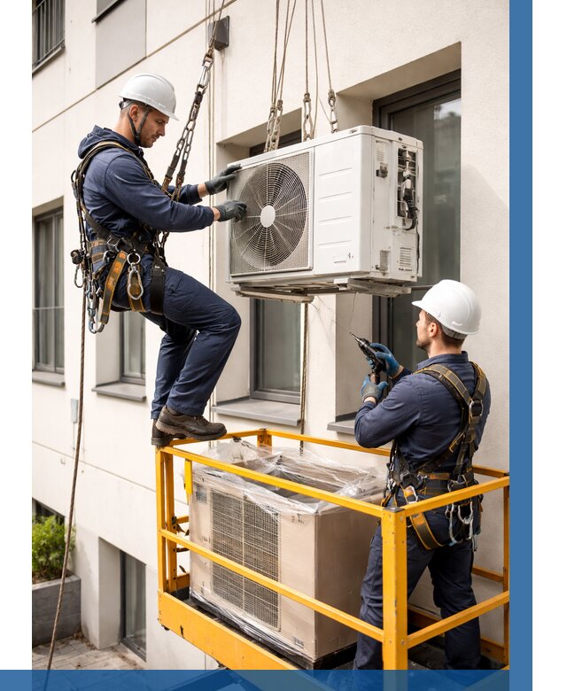 Демонтаж внешнего блока кондиционера в Якутске от 3645 р. | ВЫСОТНИК-Ктс