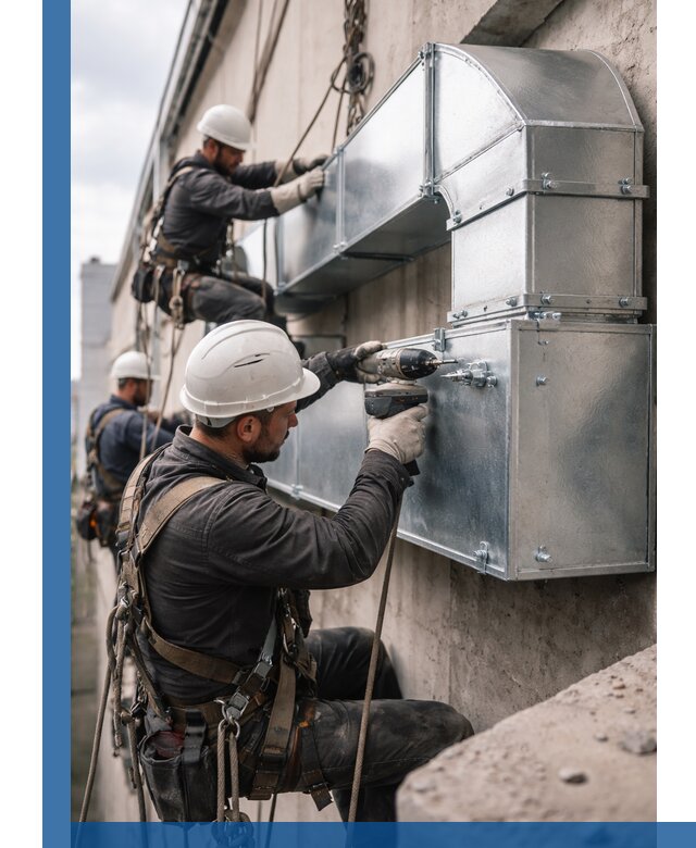 Профессиональный монтаж вентиляционных коробов в Якутске под ключ