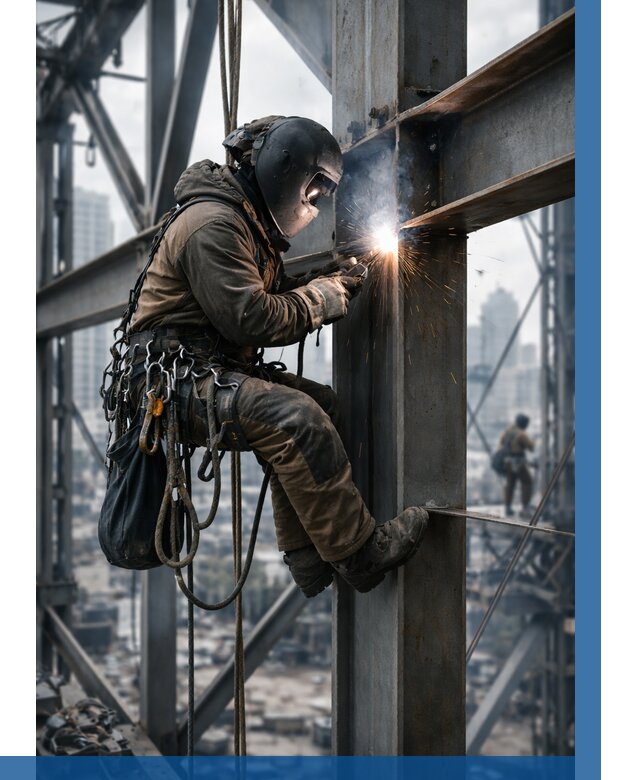 Высотные сварочные работы в Якутске от 3645 р. | ВЫСОТНИК-Ктс