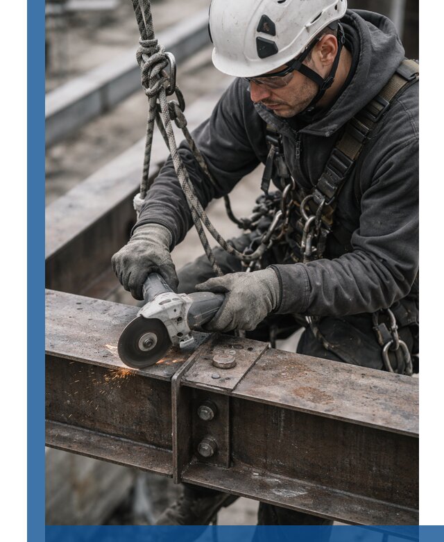 Резка металла на высоте в Якутске для зданий и конструкций