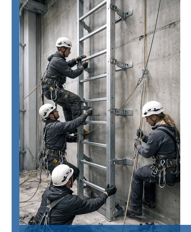 Монтаж металлических лестниц в Якутске под ключ со гарантией