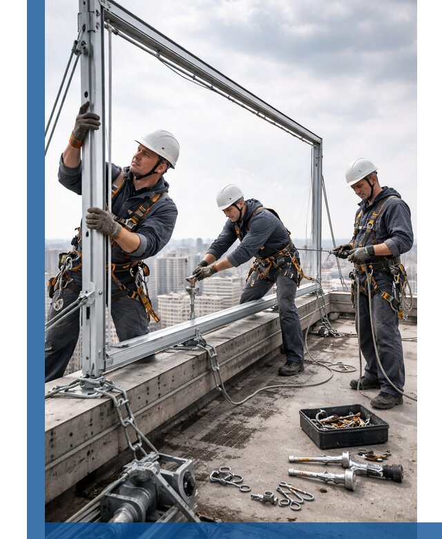 Монтаж крышных рекламных конструкций под ключ в Якутске