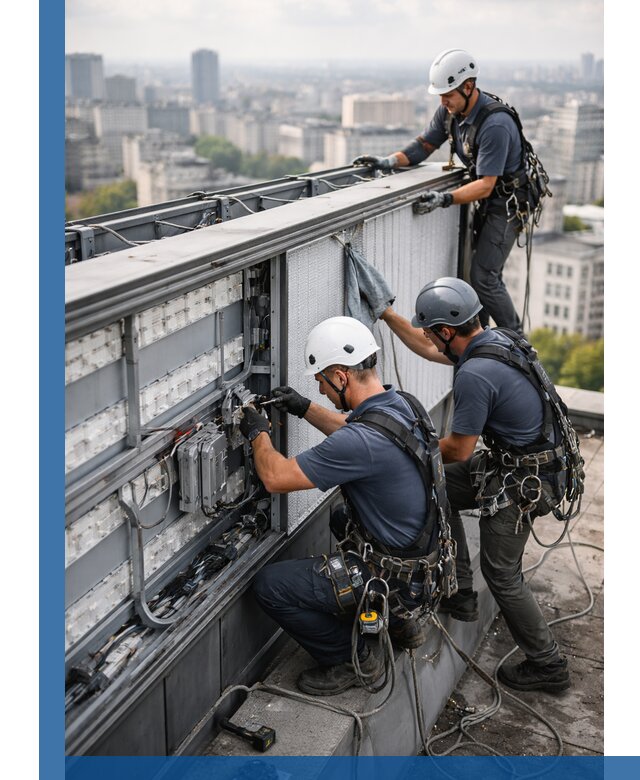 Профессиональное обслуживание крышной рекламы в Якутске под ключ