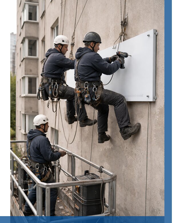 Монтаж табличек и указателей в Якутске от 3645 р. | ВЫСОТНИК-Ктс