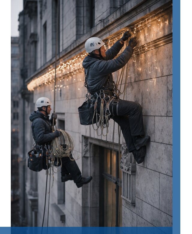 Монтаж новогодней иллюминации в Якутске от 8853 р. | ВЫСОТНИК-Ктс