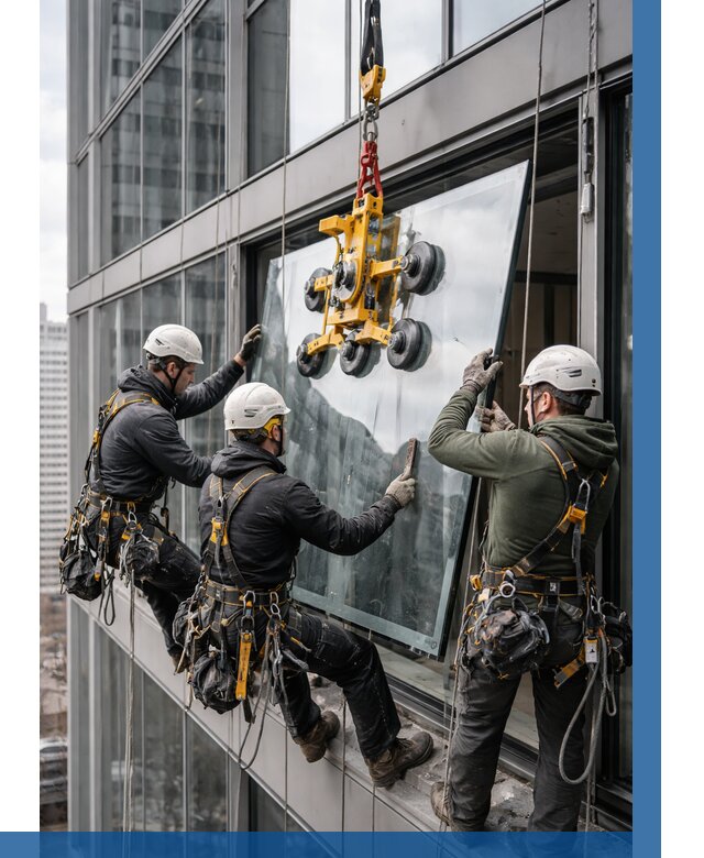 Фасадное остекление зданий под ключ в Якутске от 10415 р. | ВЫСОТНИК-Ктс