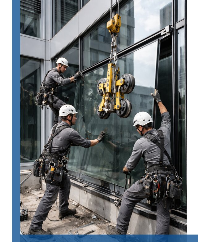 Структурное остекление фасадов в Якутске монтаж и обслуживание