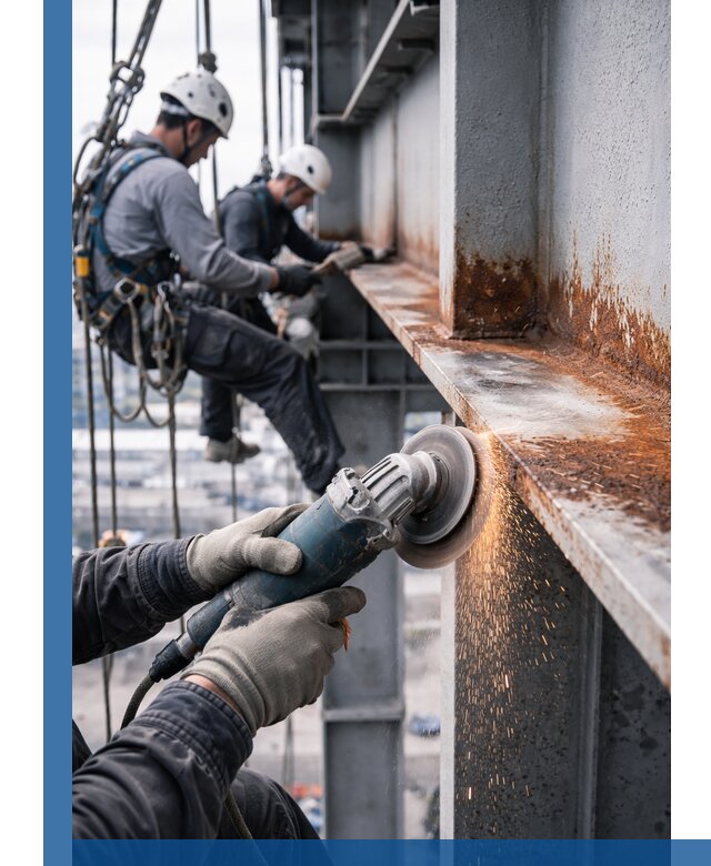 Зачистка металла от ржавчины и подготовка поверхностей в Якутске