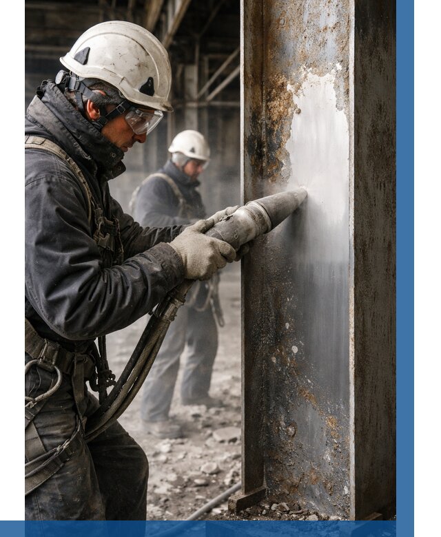 Удаление старой краски с металла в Якутске от 469 р. | ВЫСОТНИК-Ктс