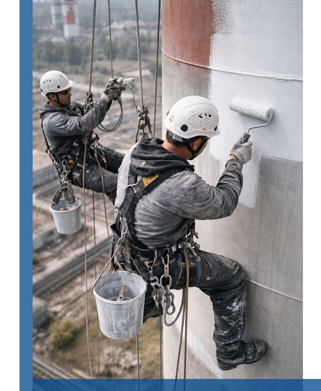 Покраска дымовых труб в Якутске: антикоррозийная защита и восстановление