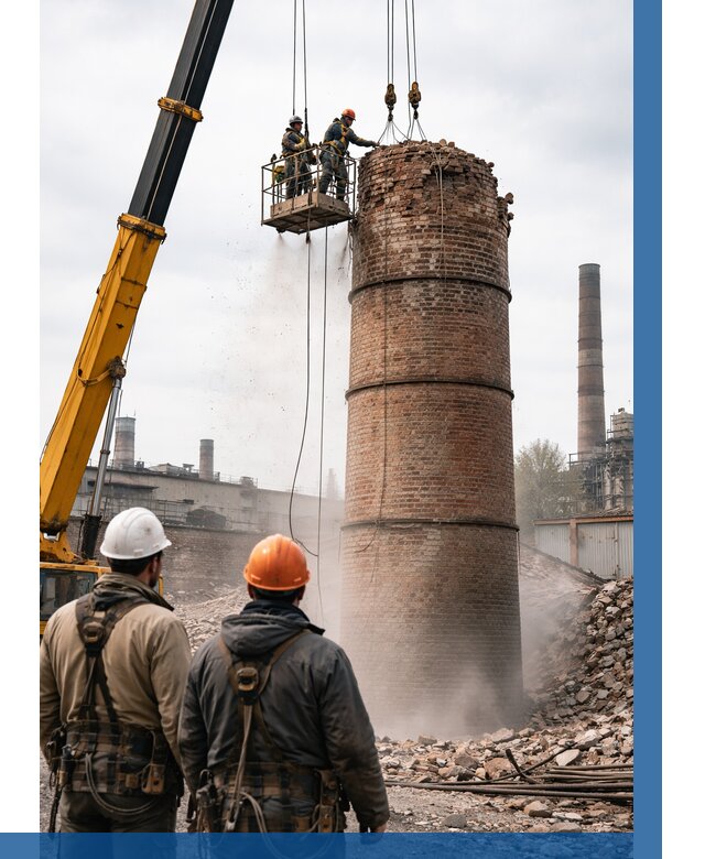 Демонтаж дымовой трубы в Якутске от 93735 р. | ВЫСОТНИК-Ктс, смета