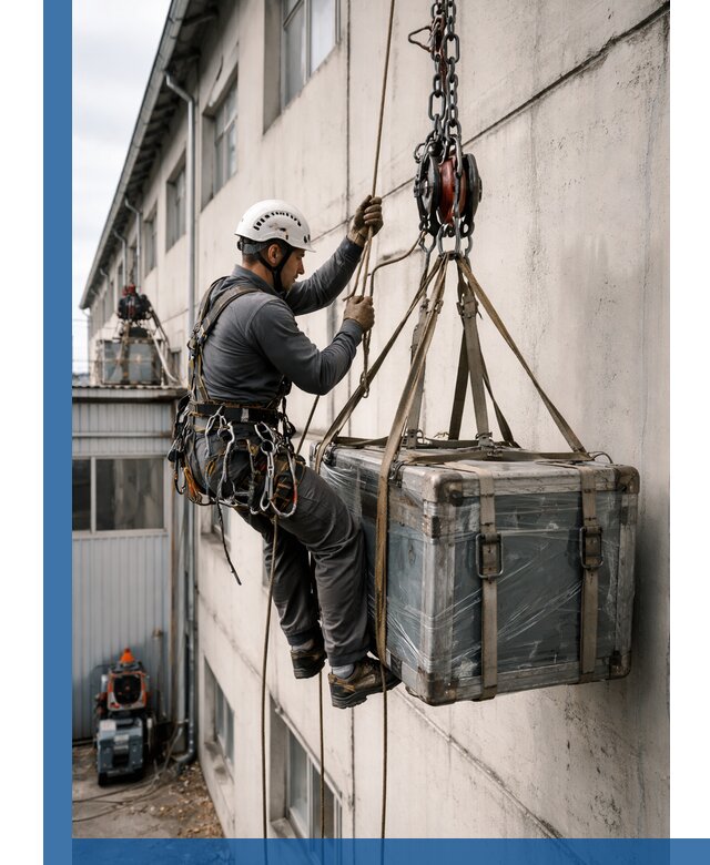 Подъем грузов на высоту в Якутске для промышленных объектов