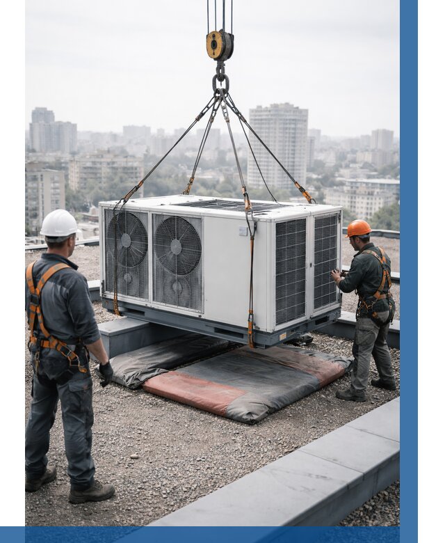 Подъем груза на крышу в Якутске от 5208 р. | ВЫСОТНИК-Ктс заказать