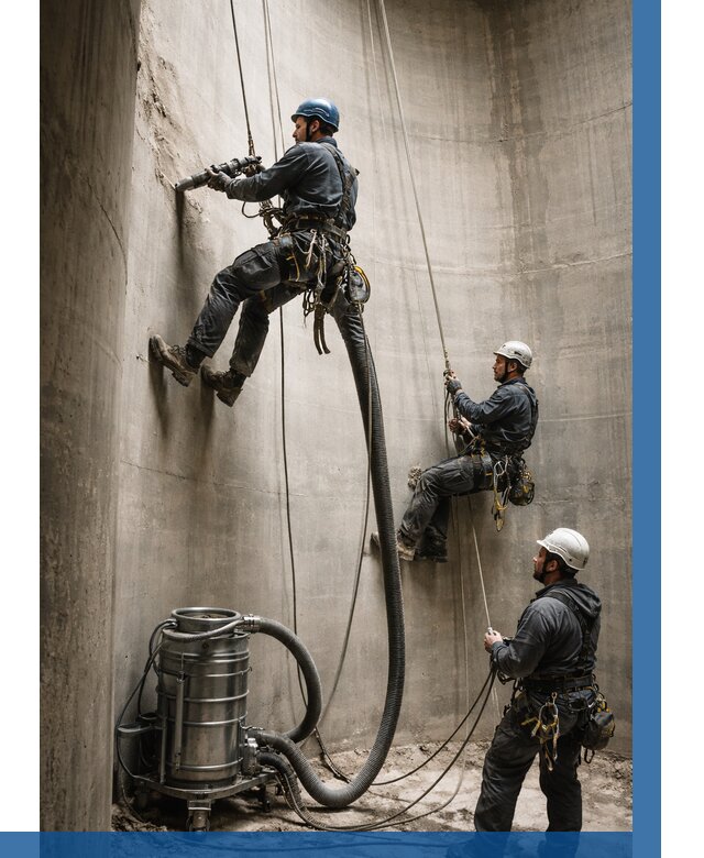 Зачистка силосов в Якутске от 4687 р. Договор и смета ВЫСОТНИК-Ктс