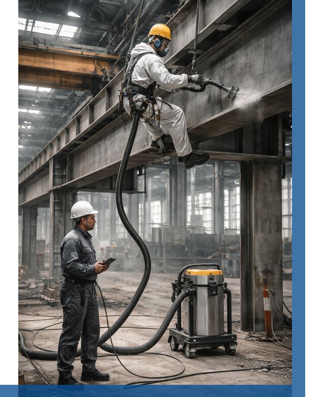 Обеспыливание конструкций в цехе в Якутске от 4374 р. | ВЫСОТНИК-Ктс