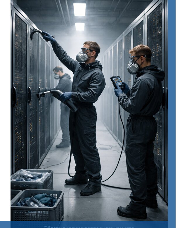 Обеспыливание серверной комнаты в Якутске от 4687 р. | ВЫСОТНИК-Ктс