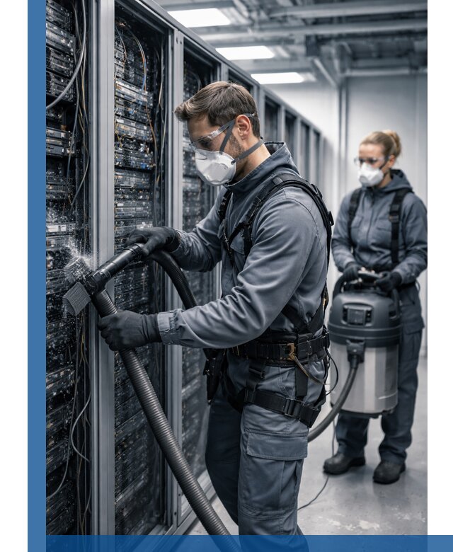 Обеспыливание серверной комнаты в Якутске, профессиональная очистка