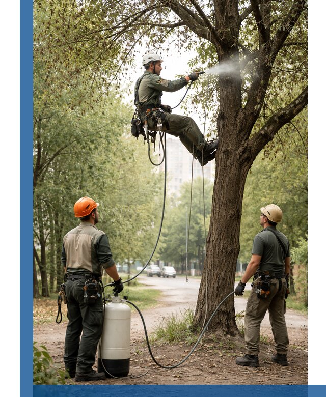 Обработка деревьев от вредителей в Якутске профессиональная защита