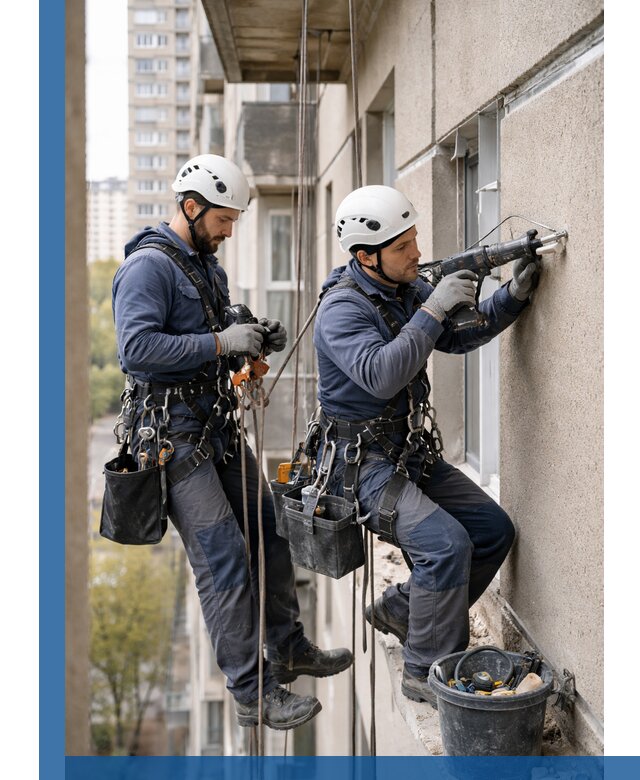 Промышленные альпинисты высотные работы и монтаж в Якутске